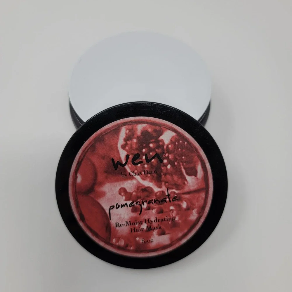 WEN Chaz Dean Pomegranate Re-Moist Hydrating Hair Mask Deep Conditioning 8 oz - Picture 3 of 4